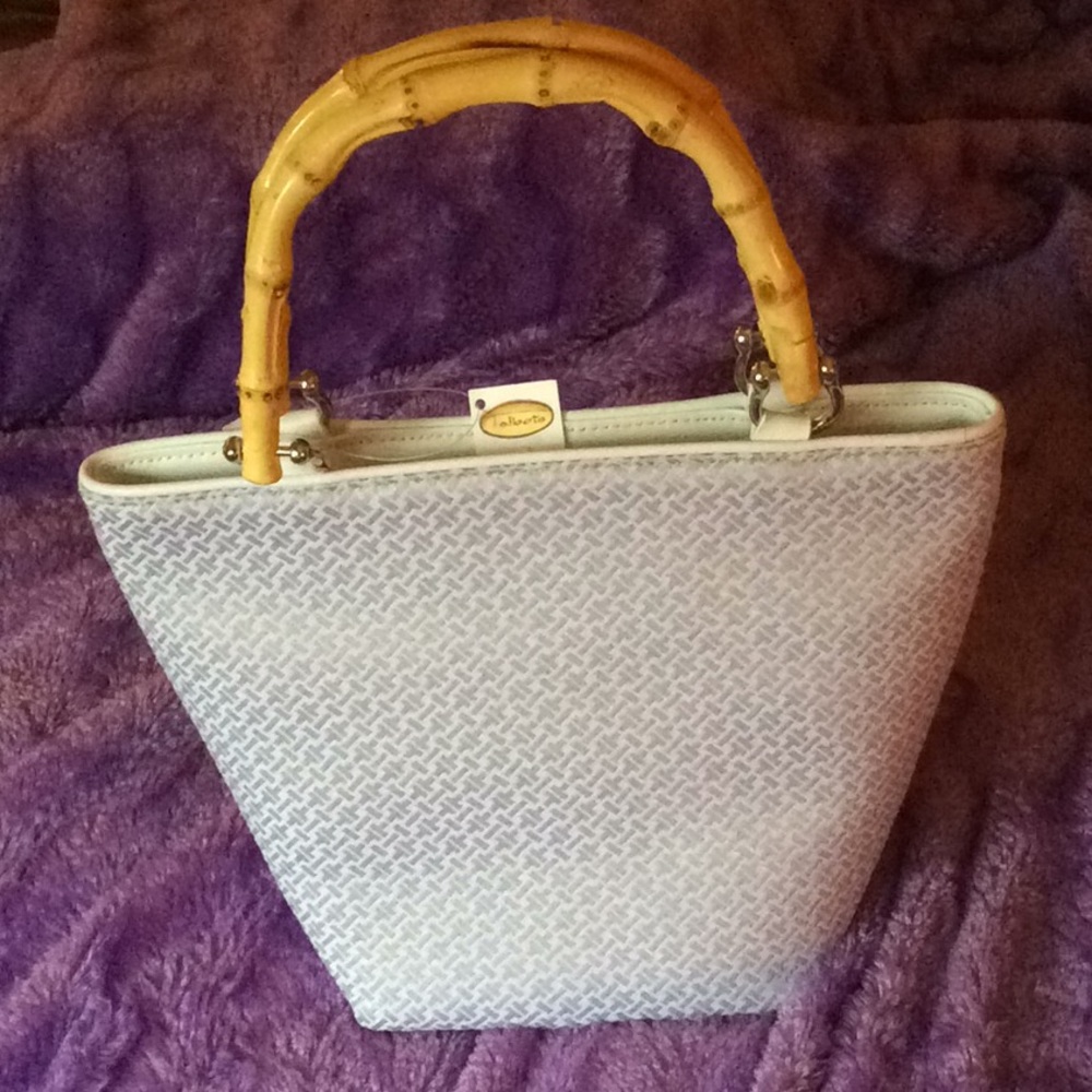 NWT Talbots Lilac Bucket Bag